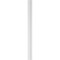 Ekena Millwork Two Equal Raised Panel PVC Pilaster w/Decorative Capital & Base, 7W x 90H x 2P, PR PILP07X090DRP02-2 - alternate 6